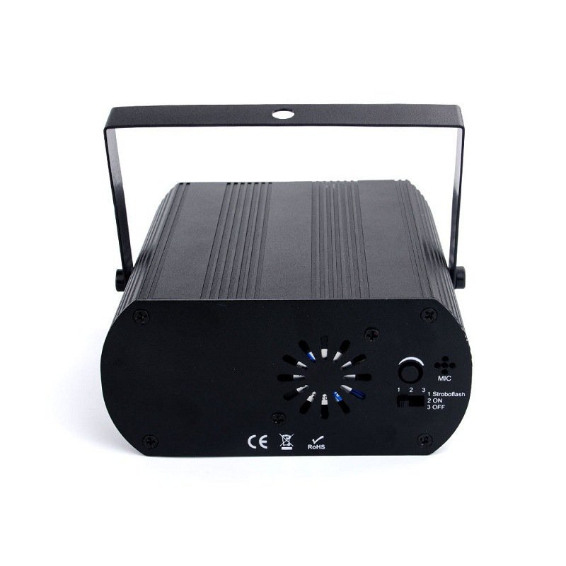 Đèn Chiếu Laser Nền Bông + Nền Trôi Ảo 2in1 Cảm Biến Âm Thanh- Có điều khiển từ xa
