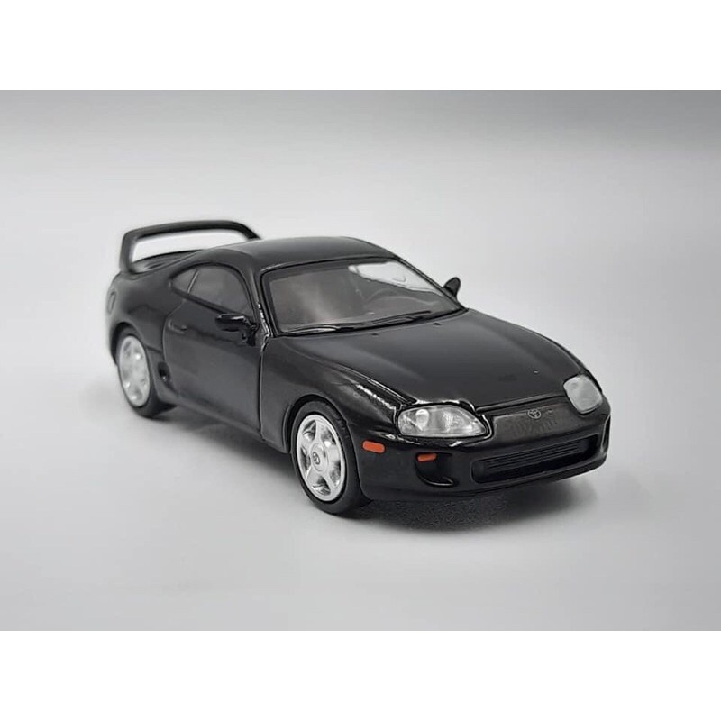 Xe Mô Hình Toyota Supra (JZA80) 1:64 MiniGT ( Đen )