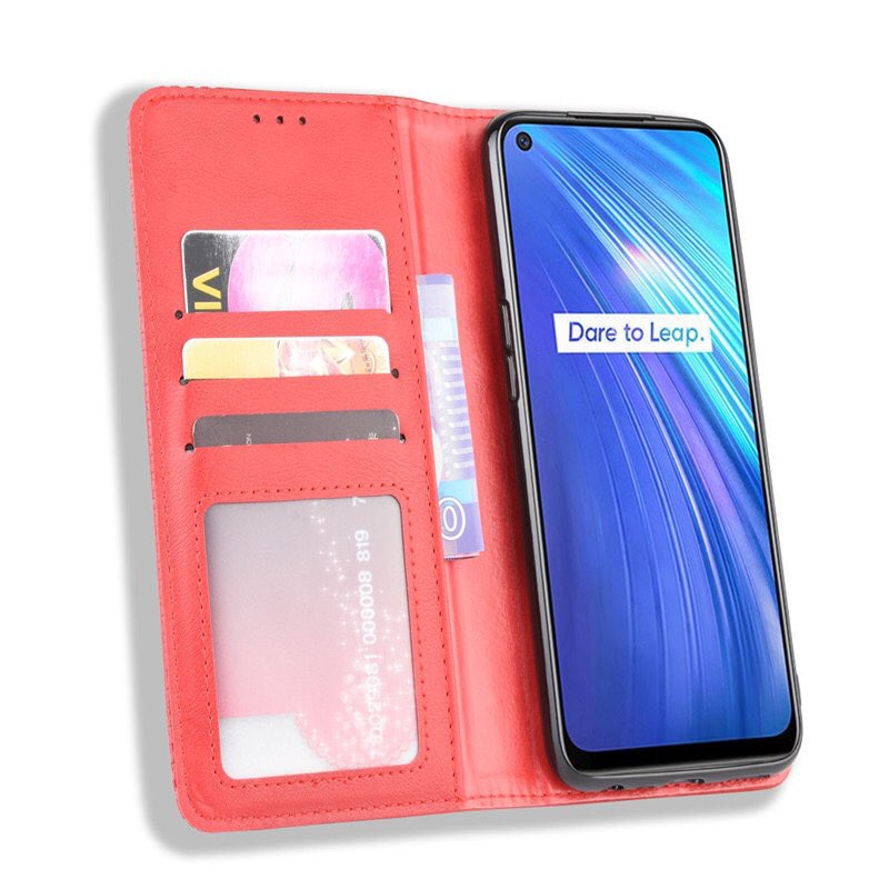 Bao da điện thoại Samsung Galaxy A71, Oppo Realme 5 / 5i / 5s / C3 / 6 / 6i / 6 pro dạng ví nắp gập, ngăn đựng thẻ ATM | BigBuy360 - bigbuy360.vn