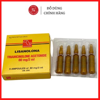 Tiêm sẹo lồi lisanolona nhập khẩu từ ý- hộp 5 ống