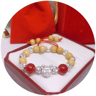 Vòng dâu mix bạc cho bé chuột