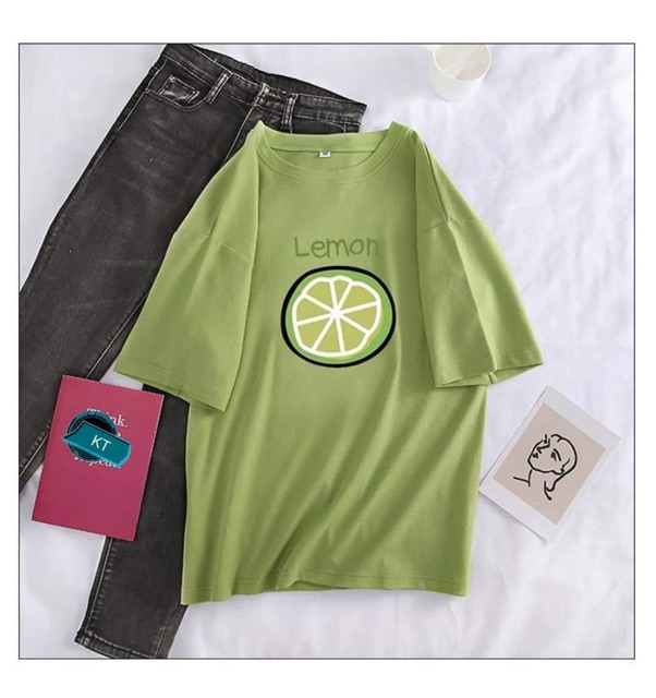 Áo phông LEMON chanh cắt HARIQUEEN