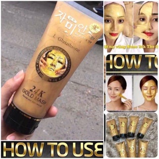Mặt nạ vàng 24k lột trắng da 220ml
