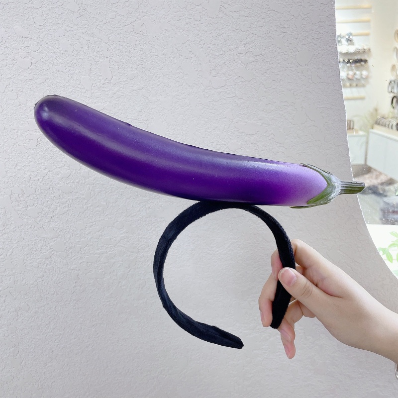 Flgo Băng Đô Hình Trái Cây Rau Củ Nhồi Bông Đáng Yêu