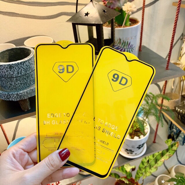Kính cường lực FULL 9D Oppo F9 đen