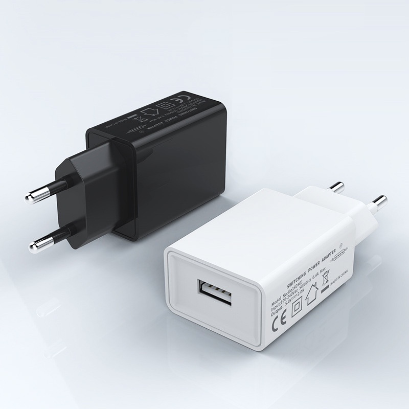 Fast charger 5V2A European power adapter iPhone/Android/Type-c universal fast charging USB mobile phone charger