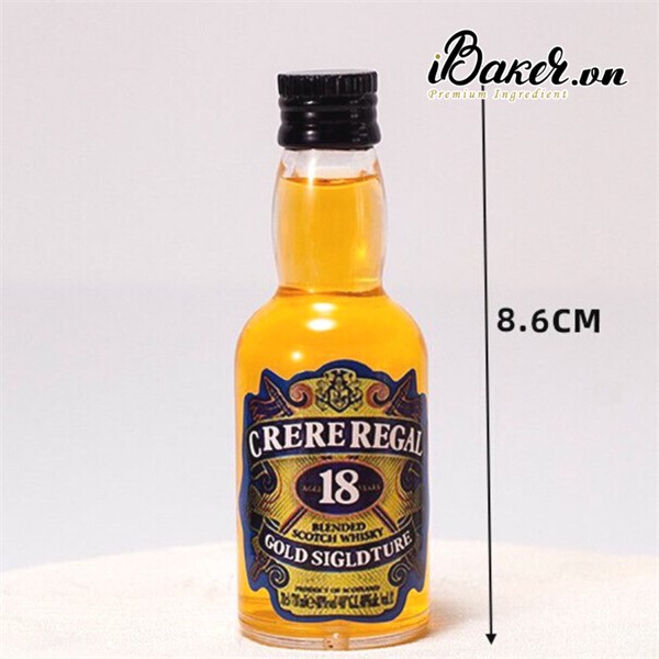Mô hình chai rượu trang trí bánh kem - Chivas 18