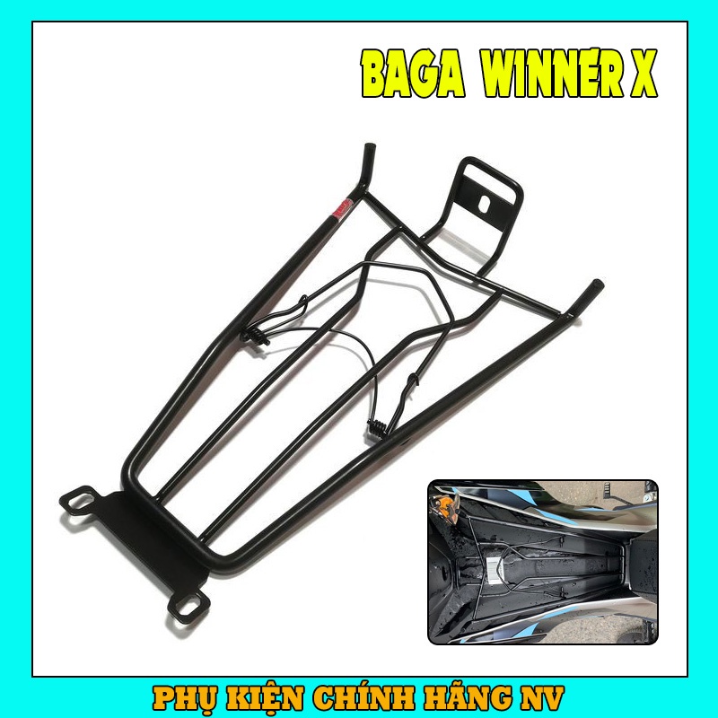 Baga Winner X Mẫu K1 Gắn Giữa 10li Chất Liệu Inox Chắc Chắn Bền Bỉ