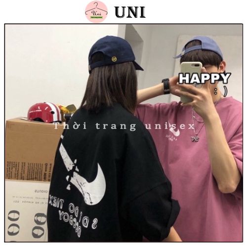 Áo thun/ Áo thun tay lỡ SDT unisex dáng rộng dưới 75kg | BigBuy360 - bigbuy360.vn