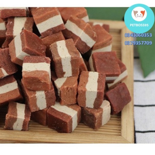 BÁNH THƯỞNG VỊ THỊT BÒ CHO CHÓ 100GRAM