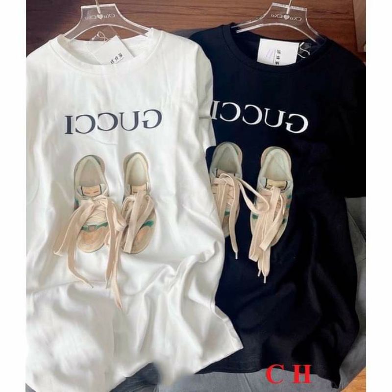 Áo thun Basic Giày G. C [FREESHIP] Áo Phông form rộng Unisex nam nữ cá tính Ulzzang; Thời trang Hot trend