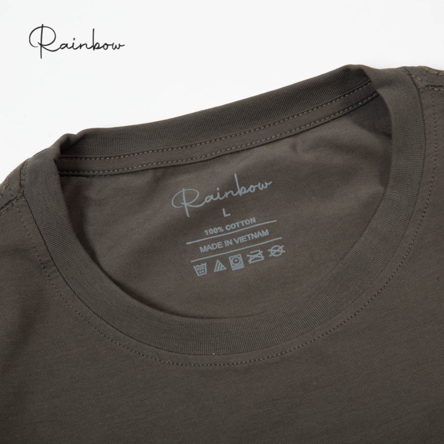 Áo thun nam T - Shirt 4 màu thương hiệu Rainbow SH001 chất liệu 100% cotton thấm hút mồ hôi, trẻ trung, năng động