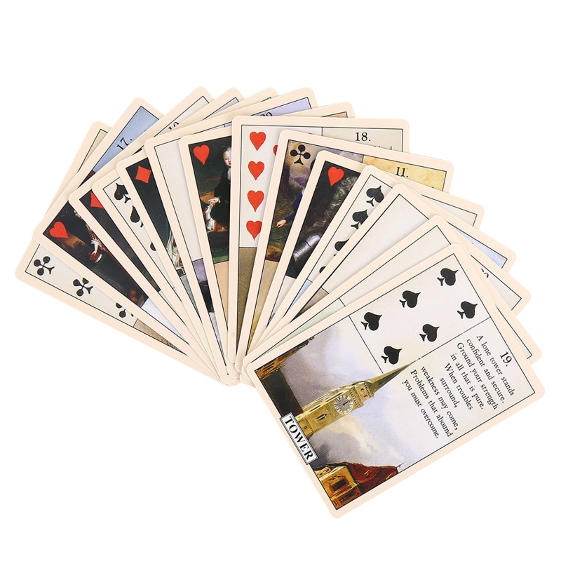 Bộ Bài Tarot Hình Chim Đại Bàng Màu Xanh Dương