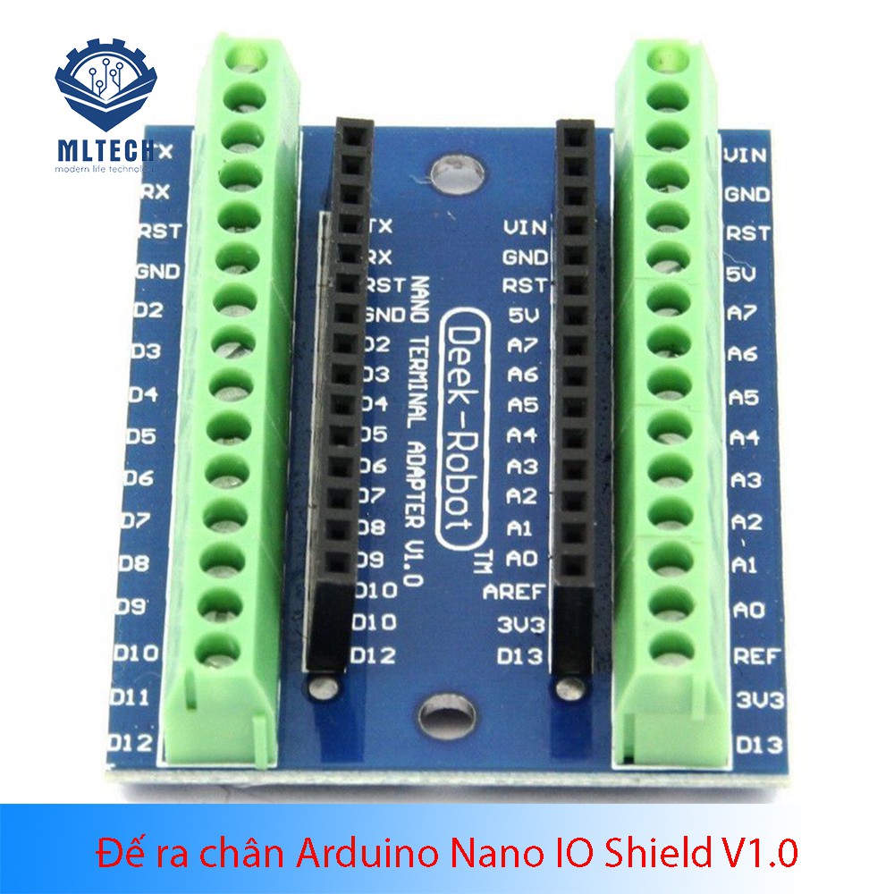 Đế ra chân Arduino Nano IO Shield V1.0 | WebRaoVat - webraovat.net.vn