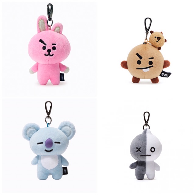 Bag Charm BT21 | Hàng order từ store Line Friends Hàn chính hãng  | Hàng có sẵn  |