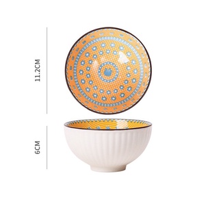 CHÉN BÁT DECOR BÁT CƠM SỨ HỌA TIẾT THỔ CẨM