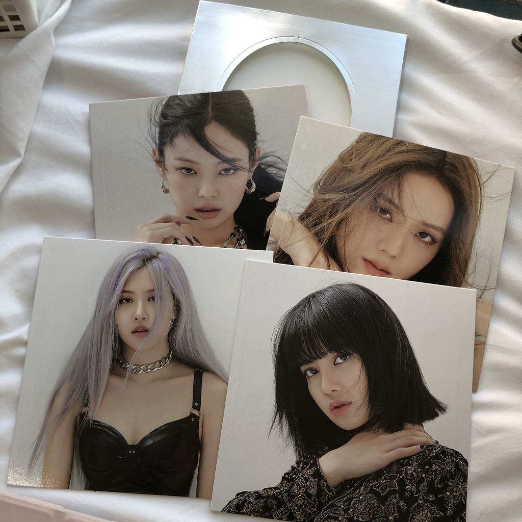 Ảnh lẻ trong The Album nhóm Blackpink | Postcard, Card Album