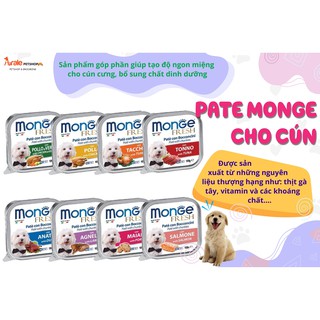 [BÁN CHẠY] PATE MONGE MADE IN Ý  CHO CÚN