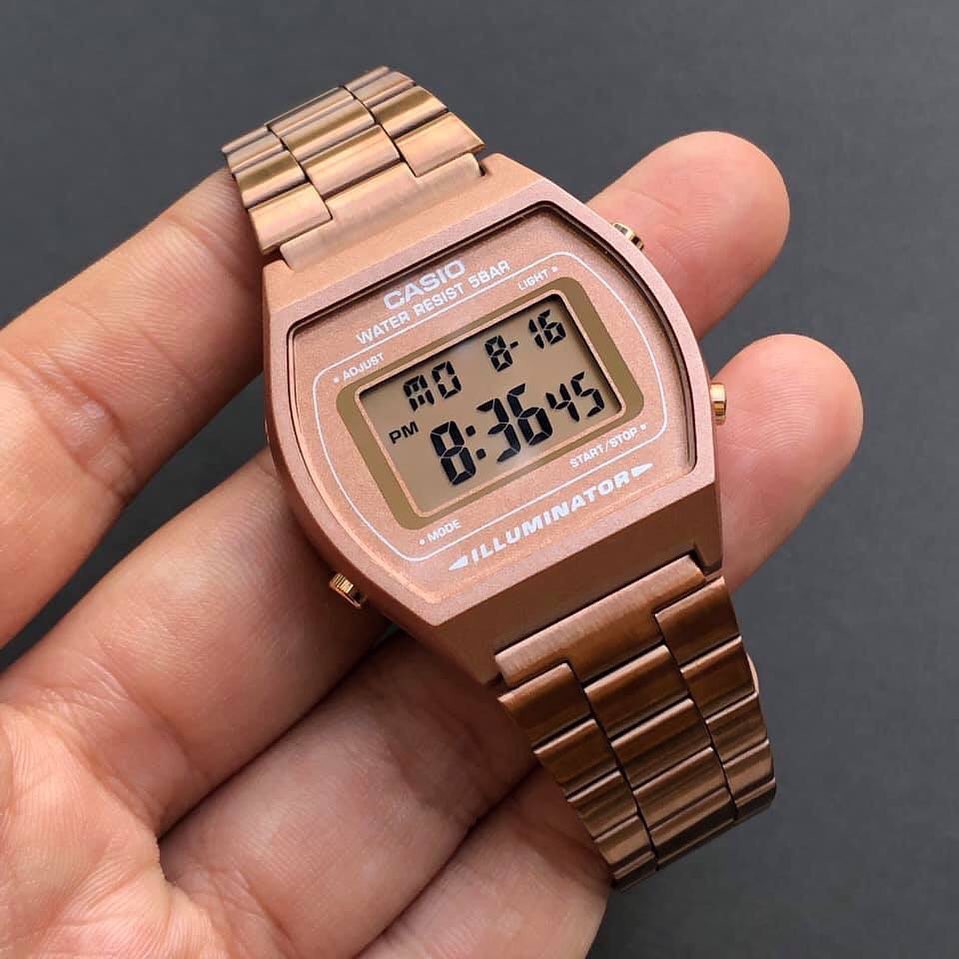 ĐỒNG HỒ UNISEX CASSIO B640 ROSE GOLD THỜI TRANG ( TRẢ ORDER KHÁCH)