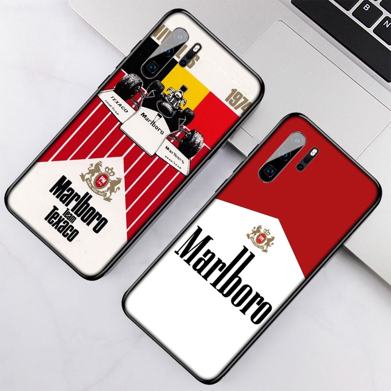 Ốp điện thoại silicon mềm hình Marlboro UI121 cho Huawei Y6 Y7 Y9 Prime Y5P Y6P Y7A Y8P Y9A