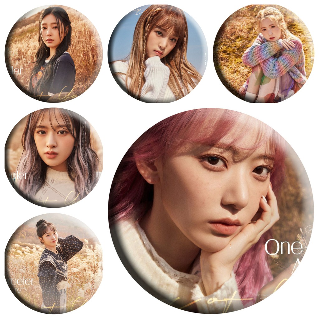 Huy hiệu cài áo IN HÌNH Iz*One ver One-reeler/Act IV dễ thương tiện lợi