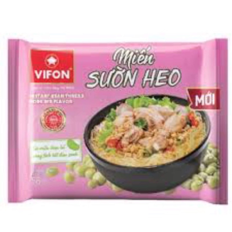 Miến ăn liền  Vifon vị sườn heo/ măng vịt/ lẩu thái gói 60g