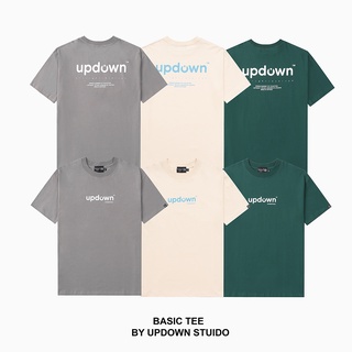 Áo thun UPDOWN Basic season 1.0 - Unisex  chất liệu cotton 2 chiều dày dặn in lụa sắc nét form oversize