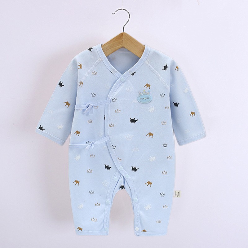 Bodysuit cho bé Body dài tay Cotton cho bé trai bé gái Hàng Quảng châu xuất Nhật SLT03