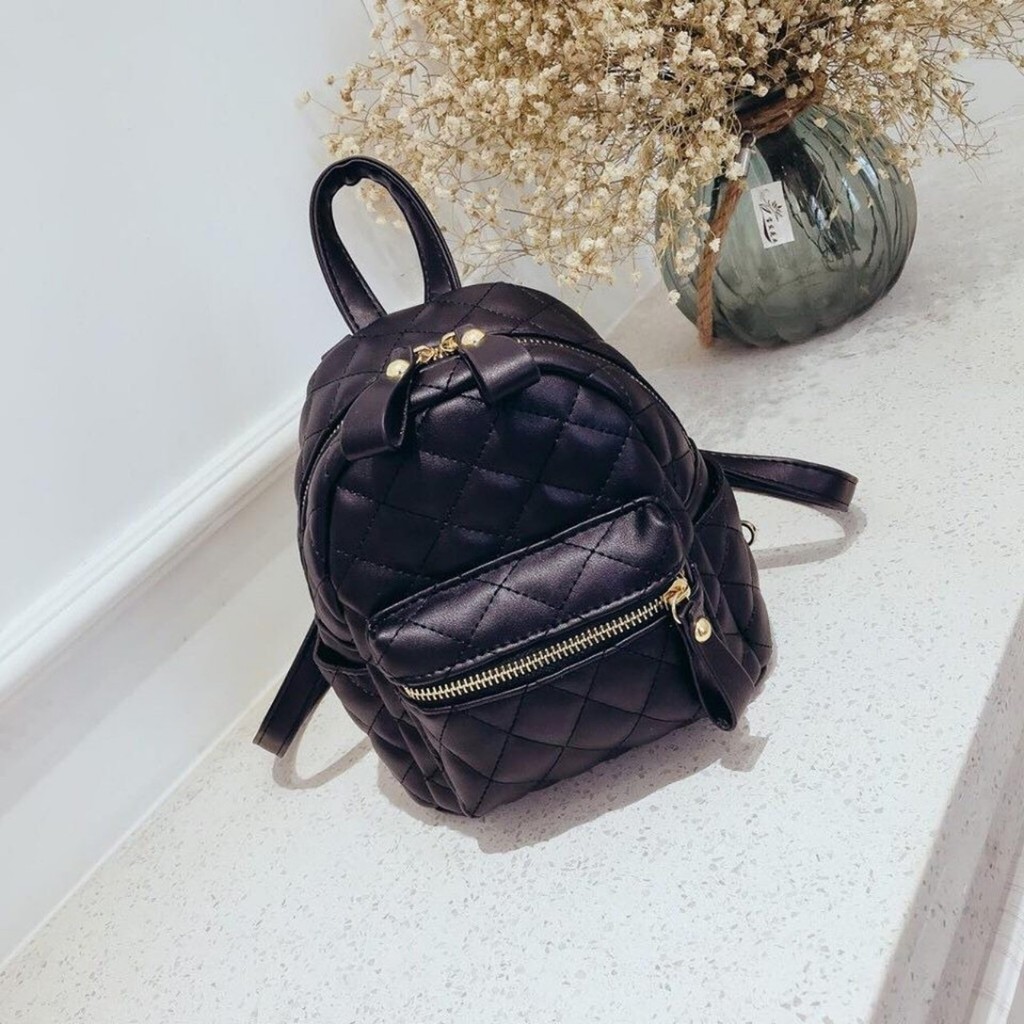 Balo trám màu đen siêu sang