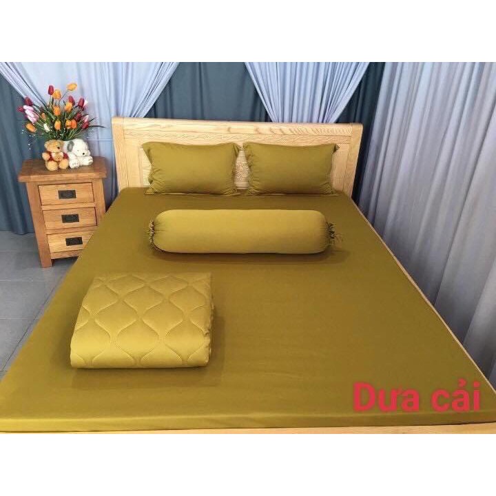 Bộ drap thun lạnh hàn quốc size 1m6, 1m8 nhiều mẫu ngộ nghĩnh cho bé và gia đình