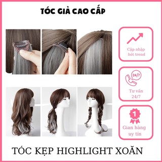 Tóc Giả Kẹp Highlight Tự Nhiên - Thay Đổi Phong Cách, Nổi Bật Cá Tính