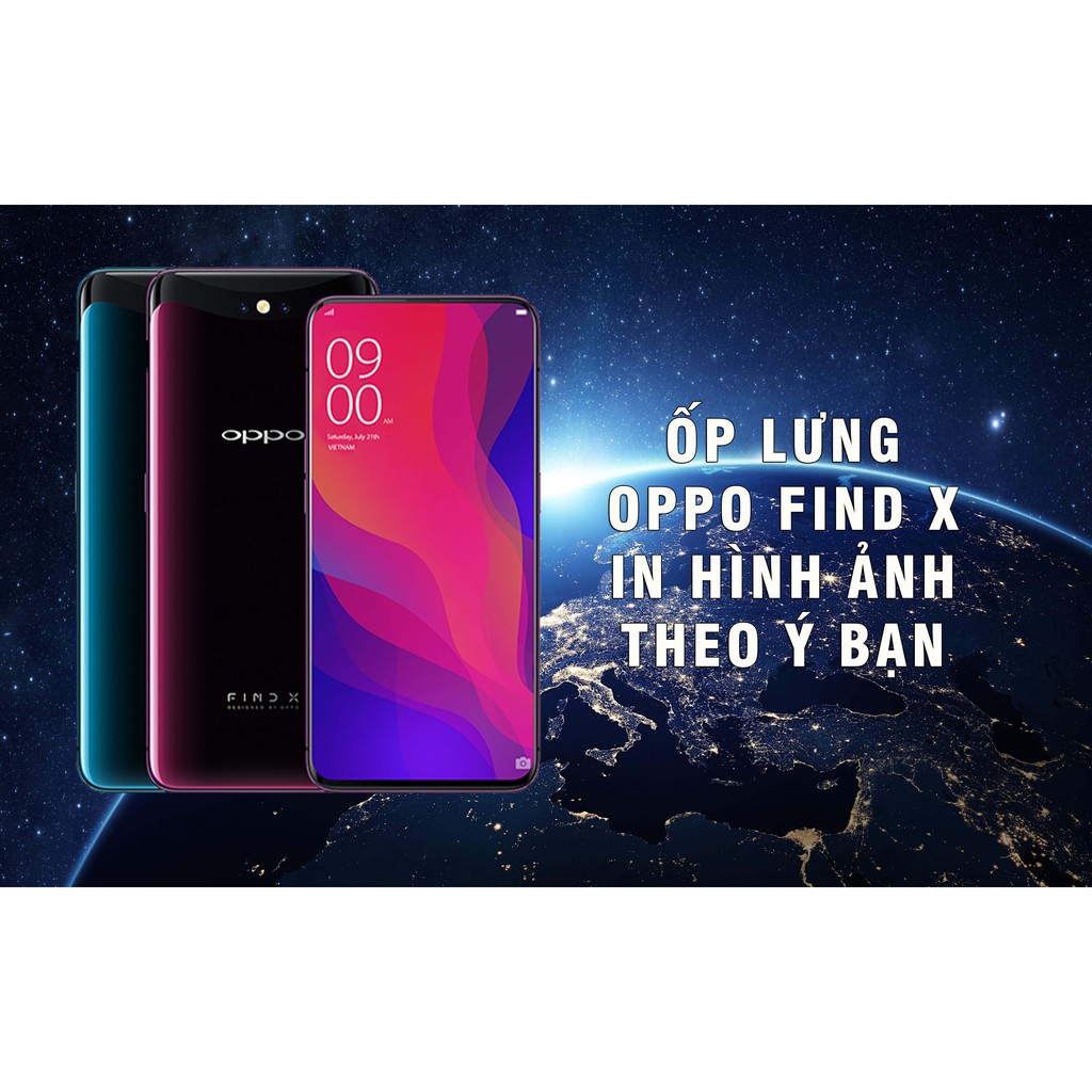 Ốp lưng OPPO Find X in hình theo yêu cầu