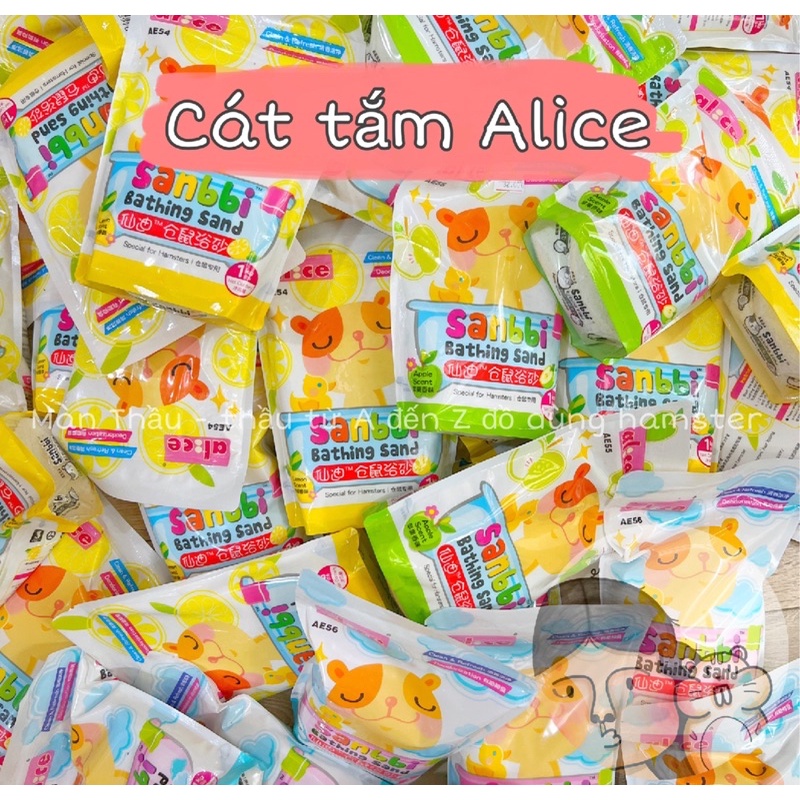 Cát tắm Sanbbi bịch 1kg dành cho Hamster