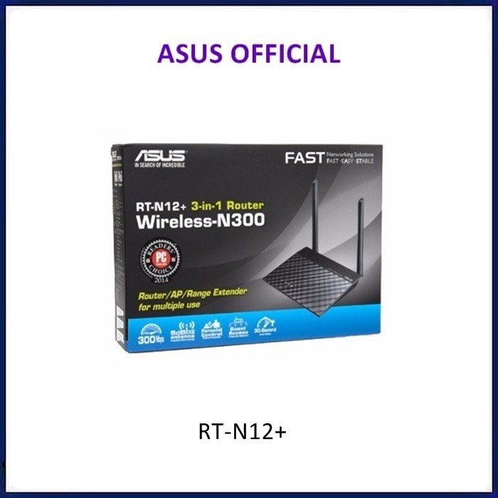 Thiết Bị Phát Wifi 3 Trong 1 Không Dây Asus Rt-n12 +: 300mbps | BigBuy360 - bigbuy360.vn