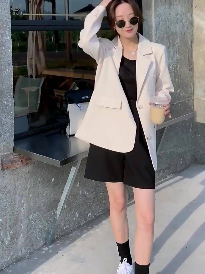 Áo Khoác Blazer Cỡ Lớn Xẻ Tà Sau Lưng Kiểu Hàn Quốc Thời Trang Xuân Thu 2023 Cho Nữ | BigBuy360 - bigbuy360.vn