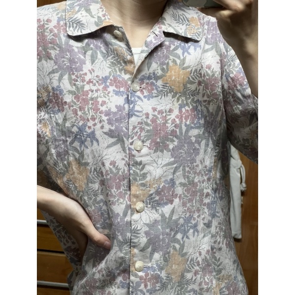 Áo sơ mi hoa vintage Nhật | A46