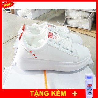 [Video 100% + Full Box + tặng lọ tảy] Giày thể thao nữ hình 3 ngôi sao đỏ hot 2020