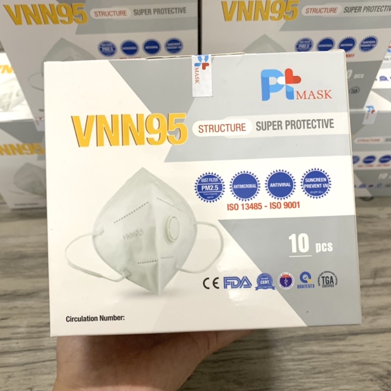 Khẩu trang N95 có van thở hàng chuẩn