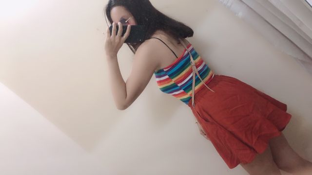 Áo 2 dây 7 sắc cầu vòng siêu xinh