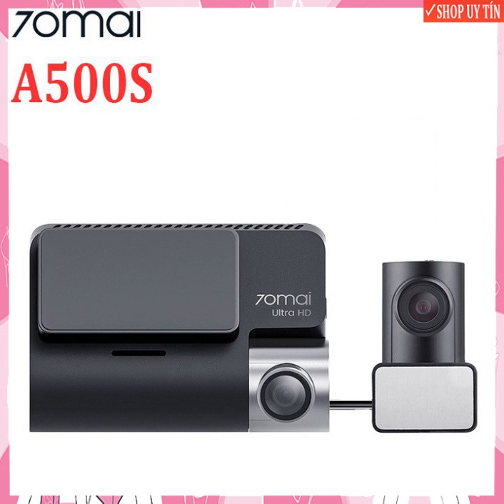 Bộ Camera trước và sau hành trình ô tô Xiaomi 70mai. Phiên bản Quốc Tế cao cấp A500S - Bảo hành 12 tháng