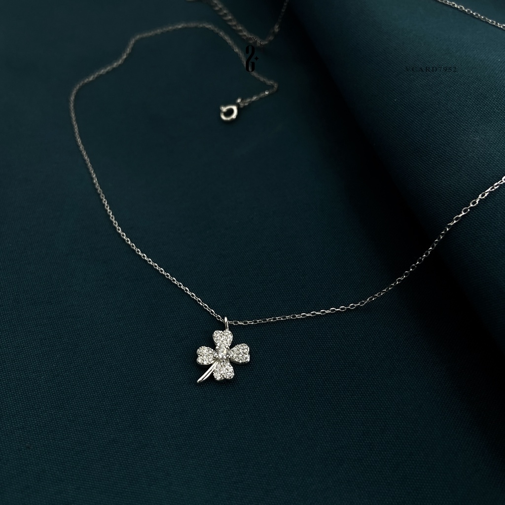 Dây Chuyền  Nữ Bạc S925  Lucky Charm VCARD7952. Vòng Cổ Nữ Bạc 20Silver