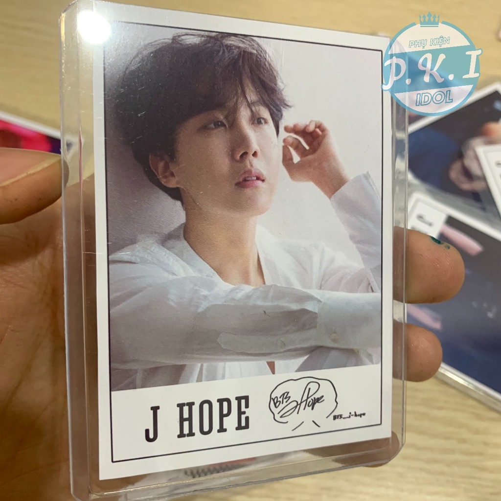 Bộ 9 Lomo Card Tiểu Hi Vọng J-hope - KÈM 9 TOPLOADER BẢO VỆ