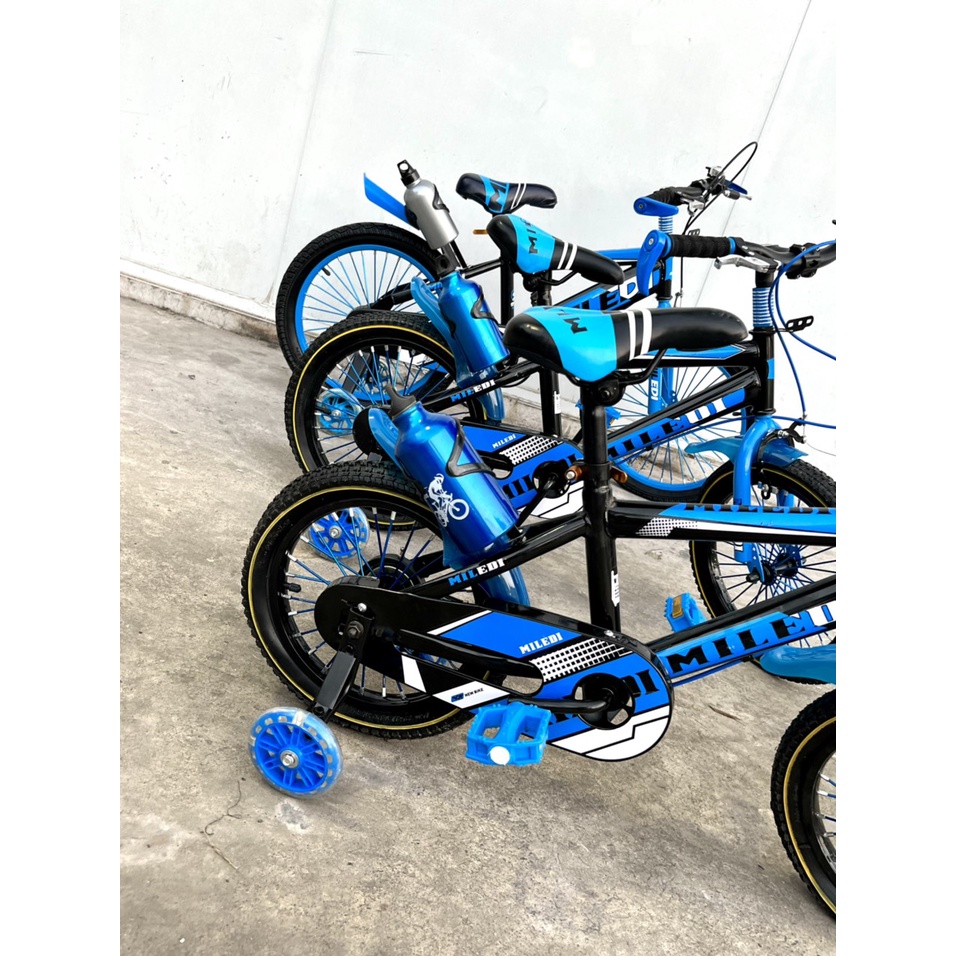Xe đạp trẻ em cho bé thể thao 12-14-16-18-20 inch mẫu mới nhất Tặng kèm Bình nước( 2 đến 10 tuổi)
