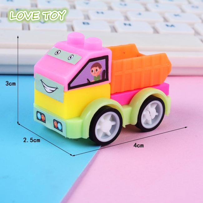 Xe Kéo Đồ Chơi Mini Nhiều Màu Sắc Dễ Thương Cho Bé