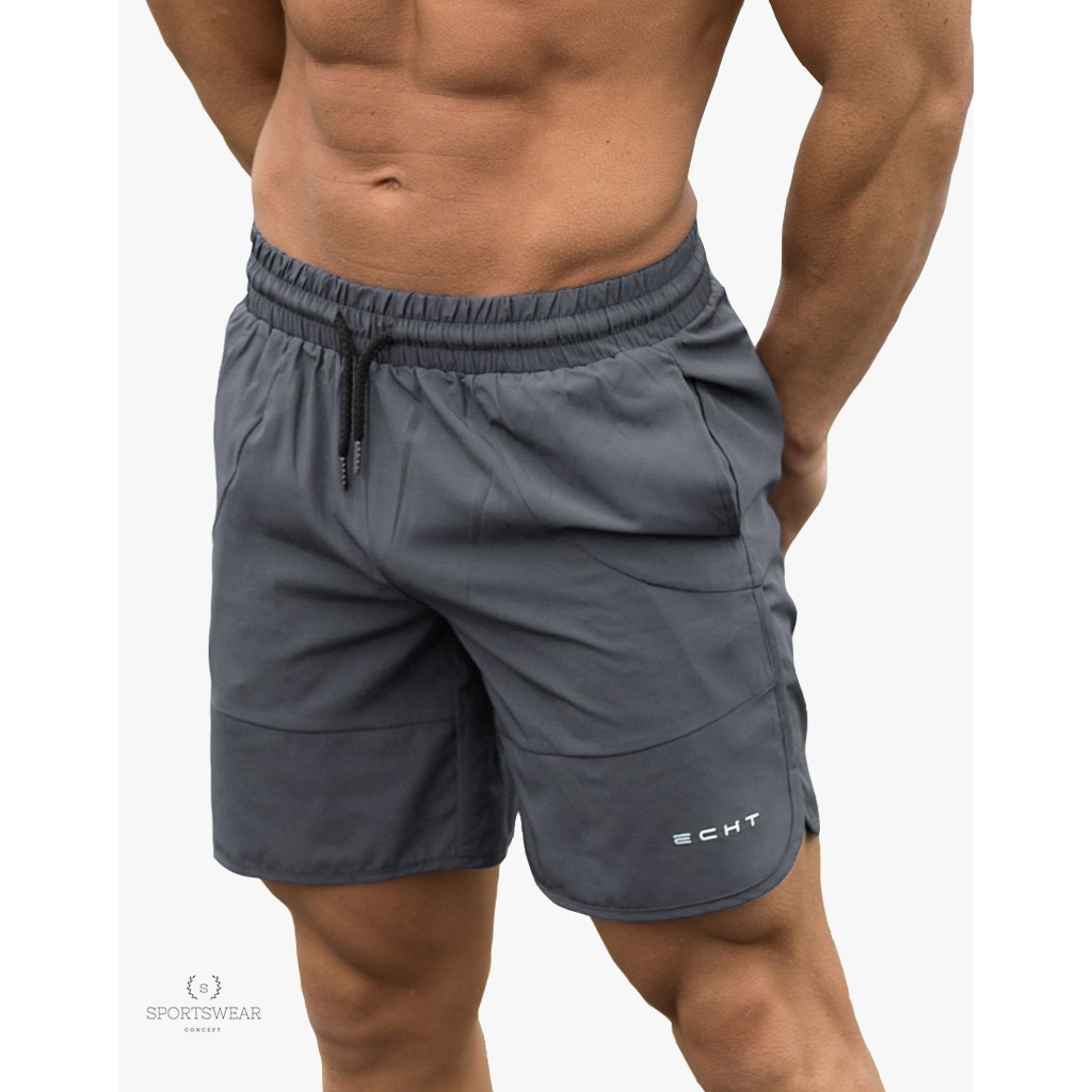 Quần tập gym thể thao short Fuse ECHT Sportswear Concept thoải mái vận động đàn hồi khô thoáng thời trang nam tính