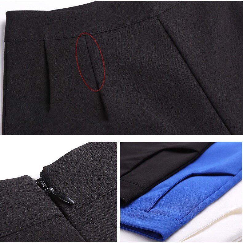 Quần short nữ chất tuyết mưa Hàn co dãn Cao cấp dày dặn Quần sooc đùi nữ có túi ôm mông ALALA