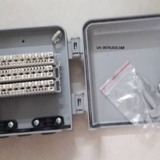 Hộp đấu nối dây điện thoại 30 đôi gồm đế và phiến kh23