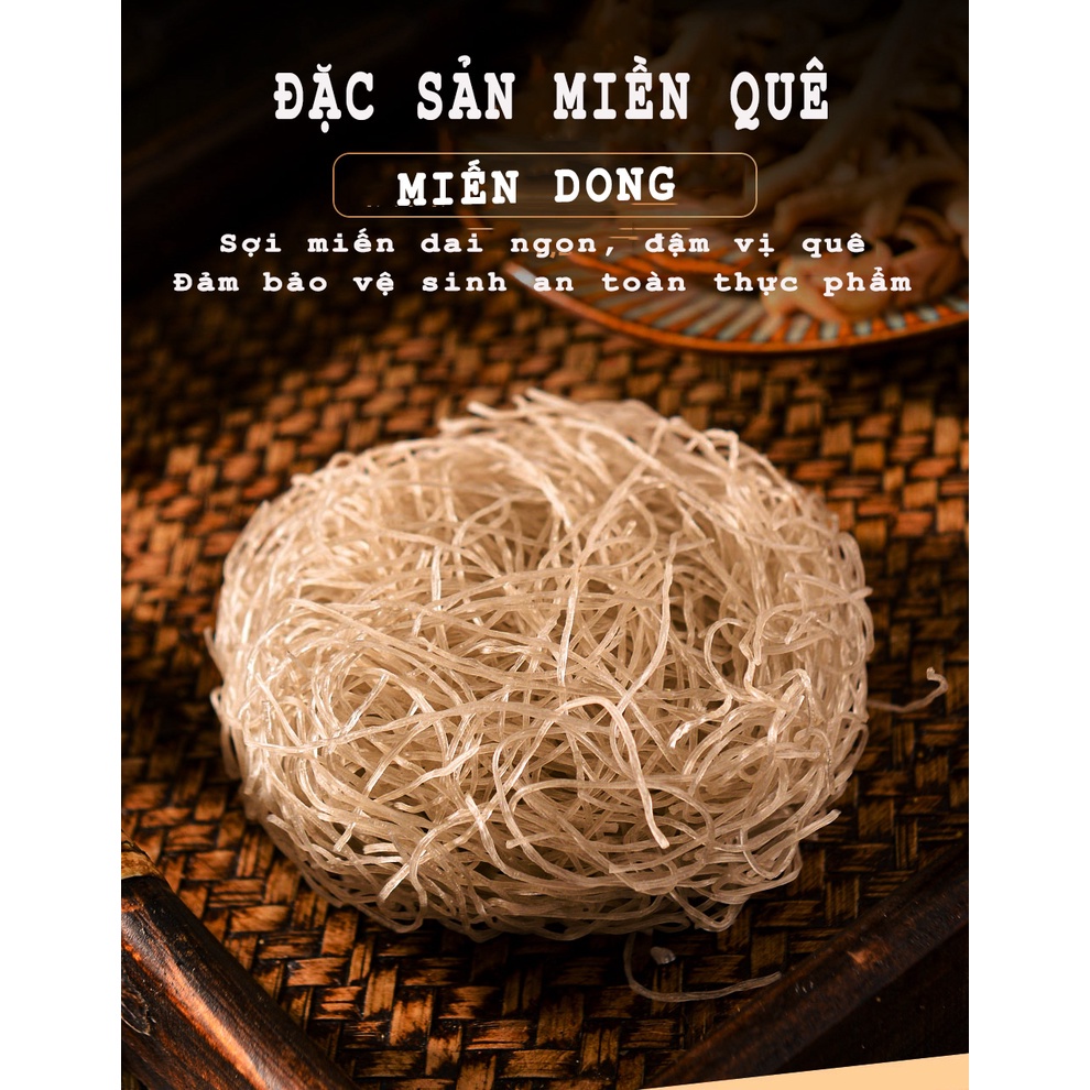 0.5KG Miến ngon Thượng Hạng GoodFood đặc sản khô sạch không hoá chất, sợi miến dai ngon an toàn sức khoẻ