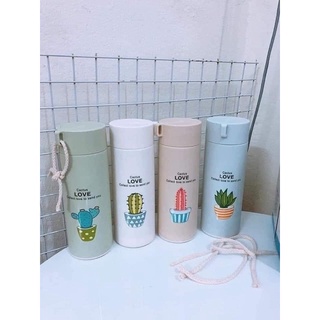 Bình giữ nhiệt xương rồng love