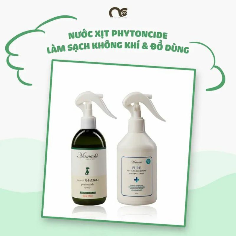 Mẫu mới chính hãng NƯỚC XỊT DIỆT KHUẨN KHÔNG KHÍ VÀ ĐỒ DÙNG PHYTONCIDE  𝐌𝐀𝐌𝐀𝐂𝐇𝐈 THẾ HỆ MỚI 300M